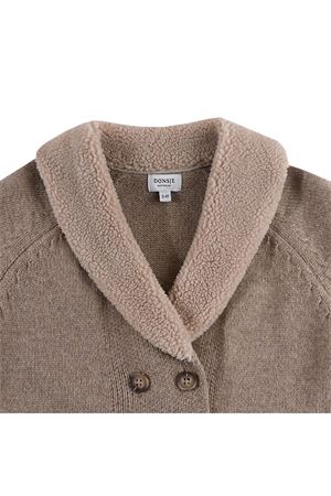 Nannie Merino Wool Waistcoat Milk Chocolate Melange DONSJE KIDS | 408530000176